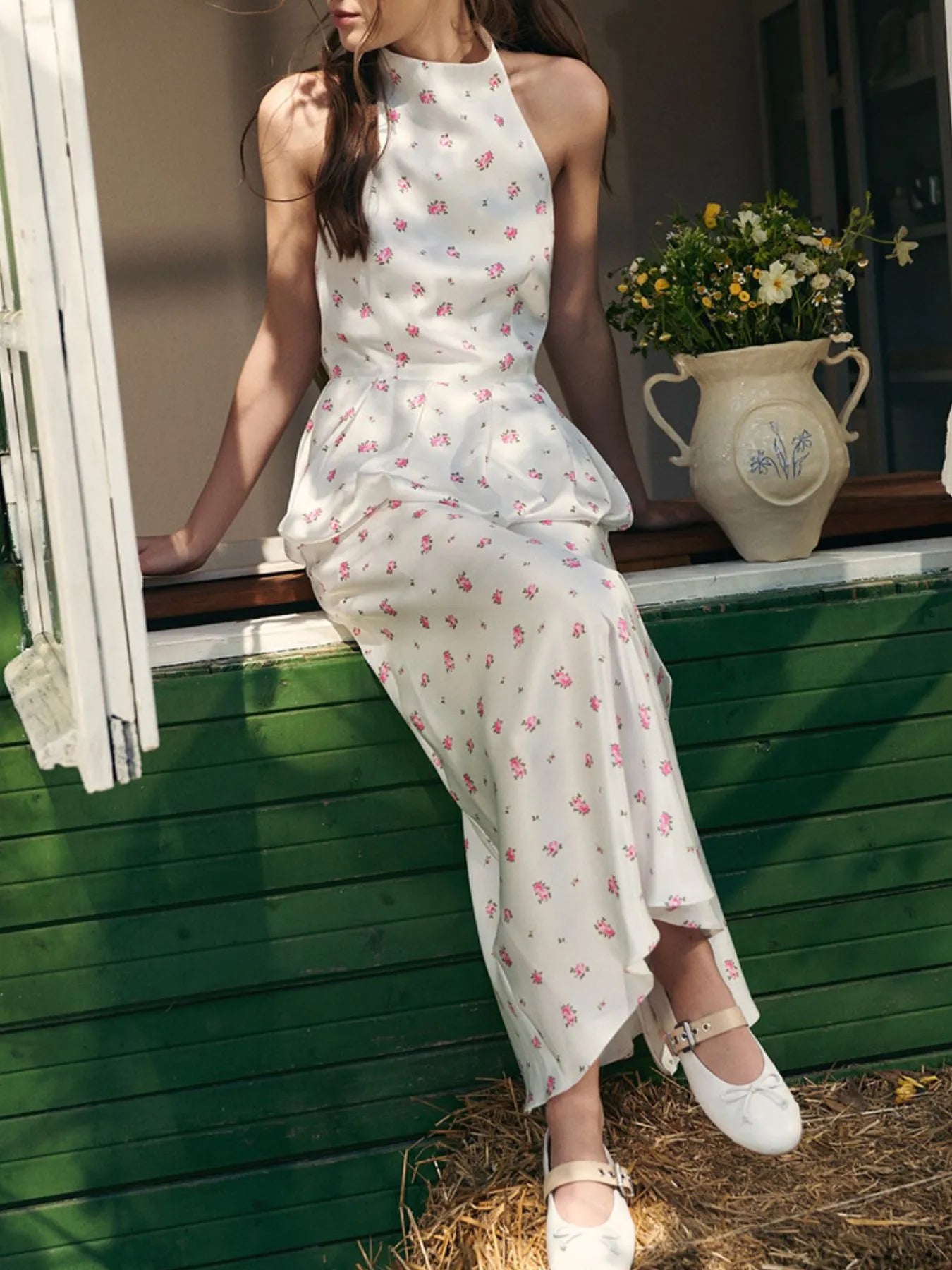 Floral Print Cami and Skirt Set See size chart under “more details”