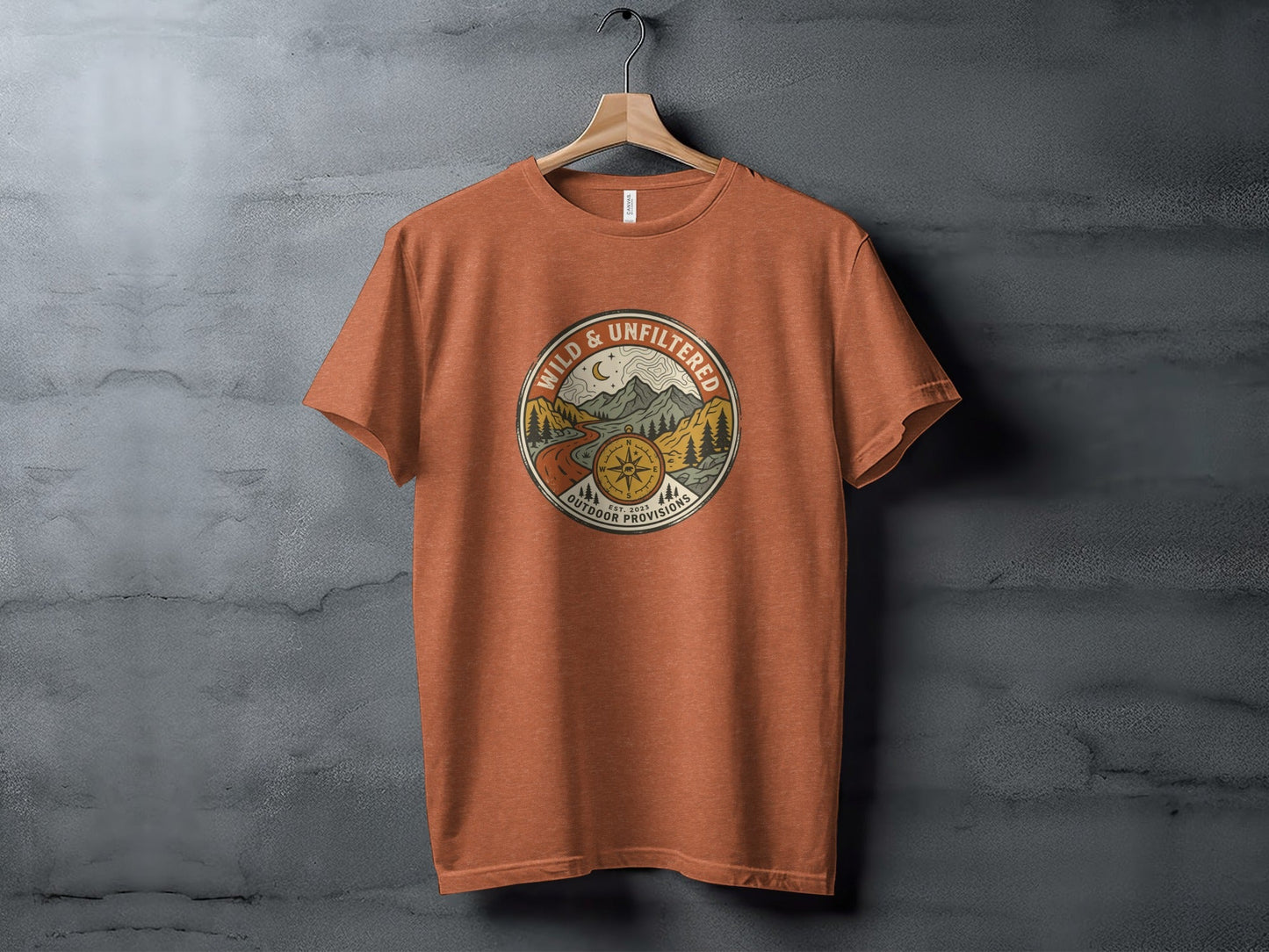 Rugged Wild & Unfiltered Explorer Wilderness Shirt