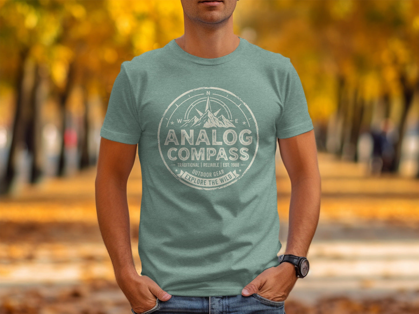 Analog Compass Heritage: The Explorer's Adventure Tee