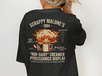 Scrappy Malone's Creamer Pyrotechnics Tee - '90s Nostalgia
