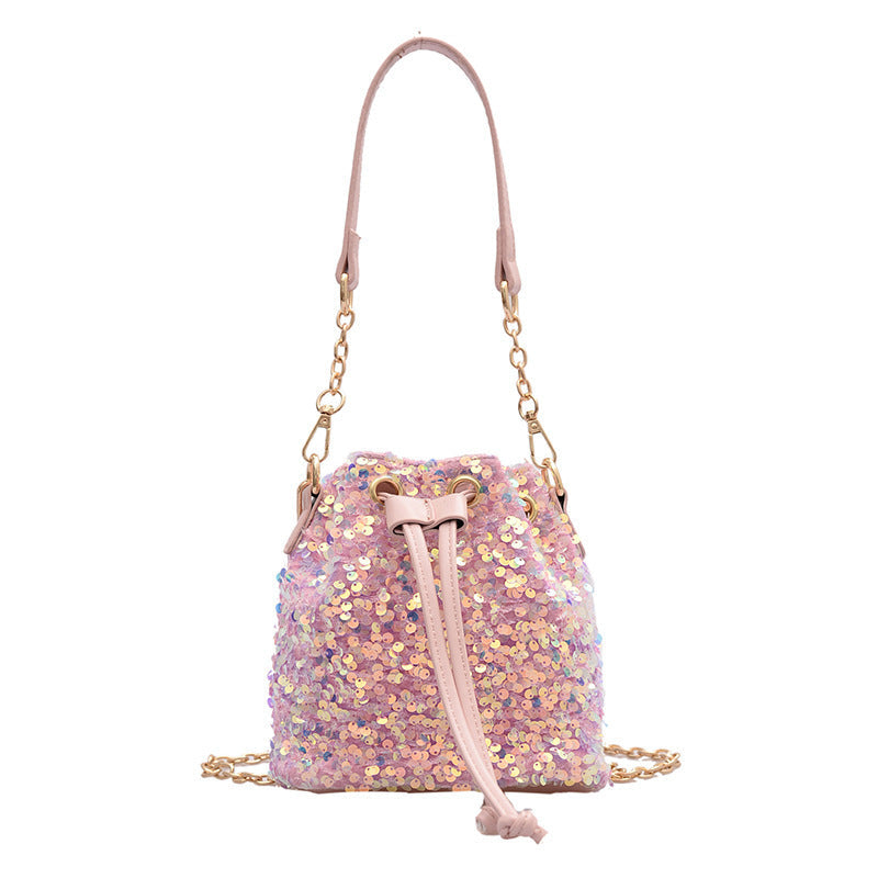 Sequins Cute Mermaid  Female Shoulder Messenger Bag