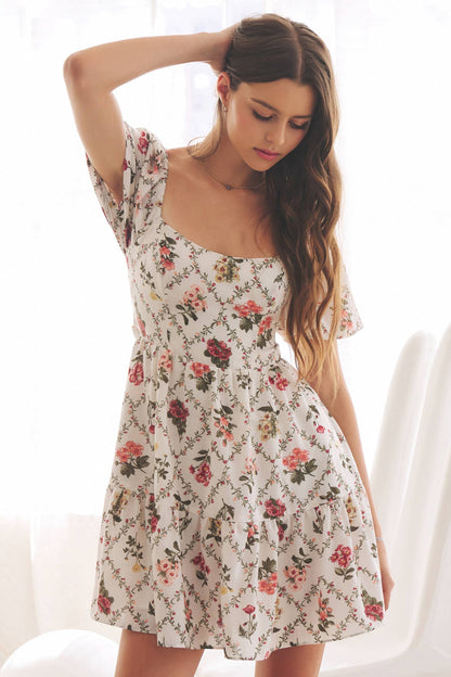 Whimsical Tie-Back Dress