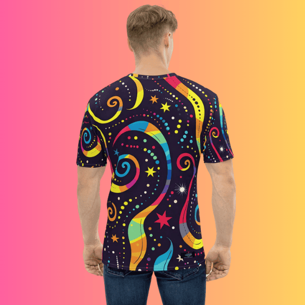 Psychedelic Vibes Men's Festival T-Shirt for EDM Fans