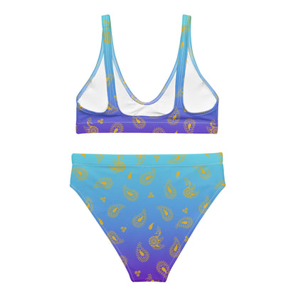 Peacock Henna Bikini - Elegance Meets Effortless Comfort
