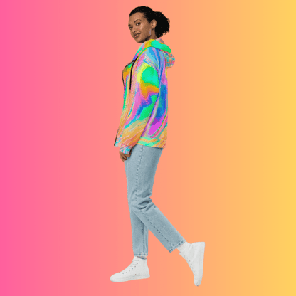 Eco-Conscious Unisex Zip Hoodie - Ideal for Music Festivals