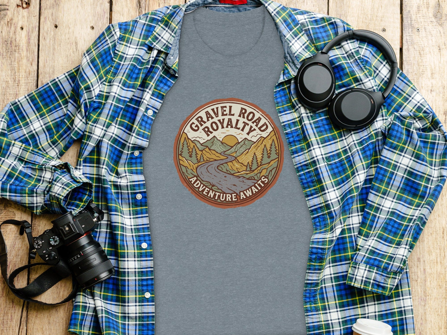 Gravel Road Royalty Vintage Adventure Tee: Backcountry Outpost Shirt