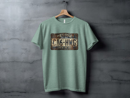 Land of the Lost Detour Plate: The Explorer's Adventure Tee