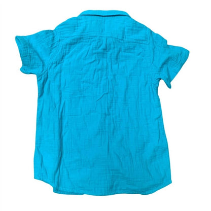 2 Short Sleeve 100% Cotton Button Up Shirt