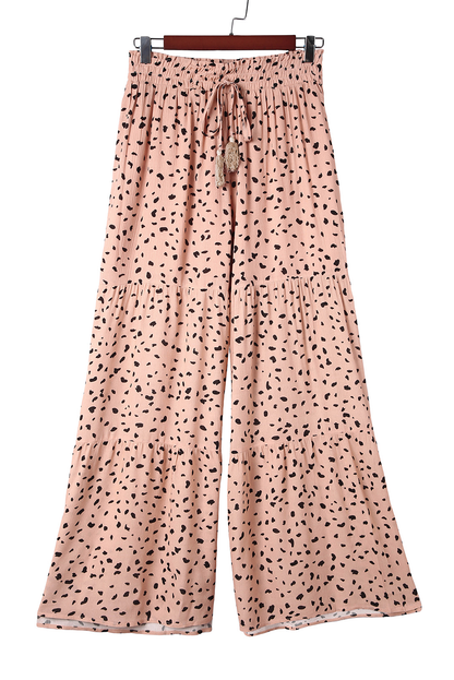 Analia Leg Dalmatian Palazzo Pants