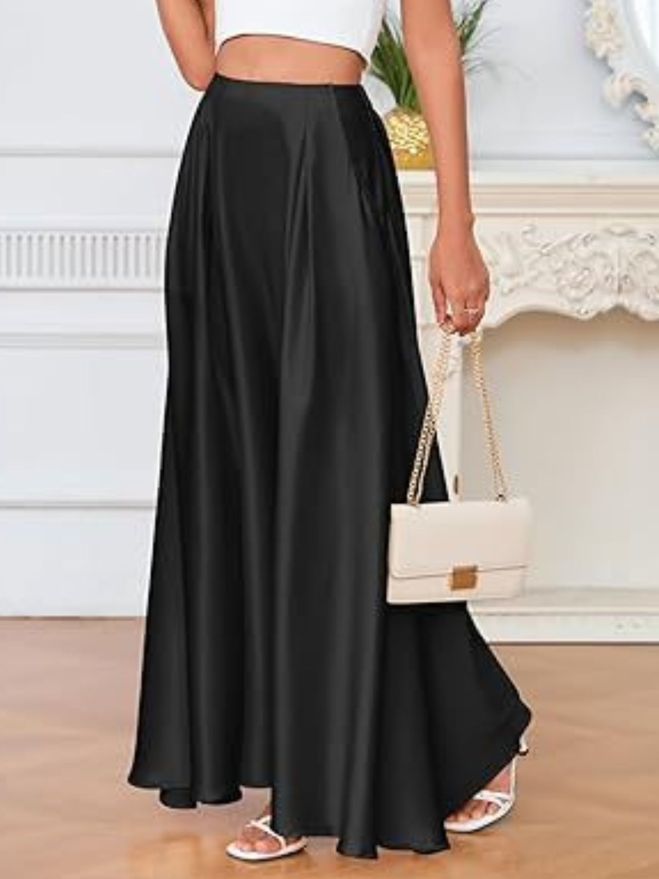 A-Line Maxi Skirt with Pockets
