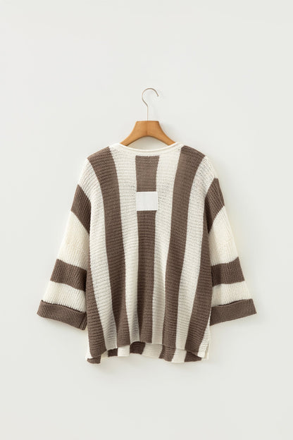 Holland Colorblock Bracelet Sleeve Sweater
