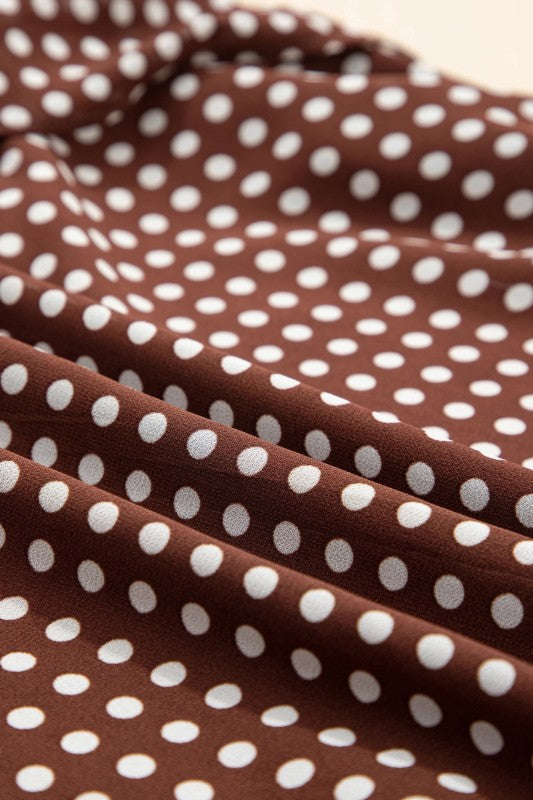 Polka Dot Backless Ruffle Tiered Maxi Dress See size chart under “more details”