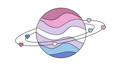 Pride Planets Stickers
