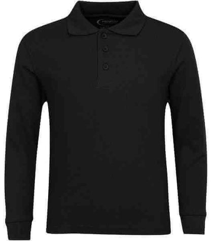 Men's Long Sleeve Pique Polo Shirt