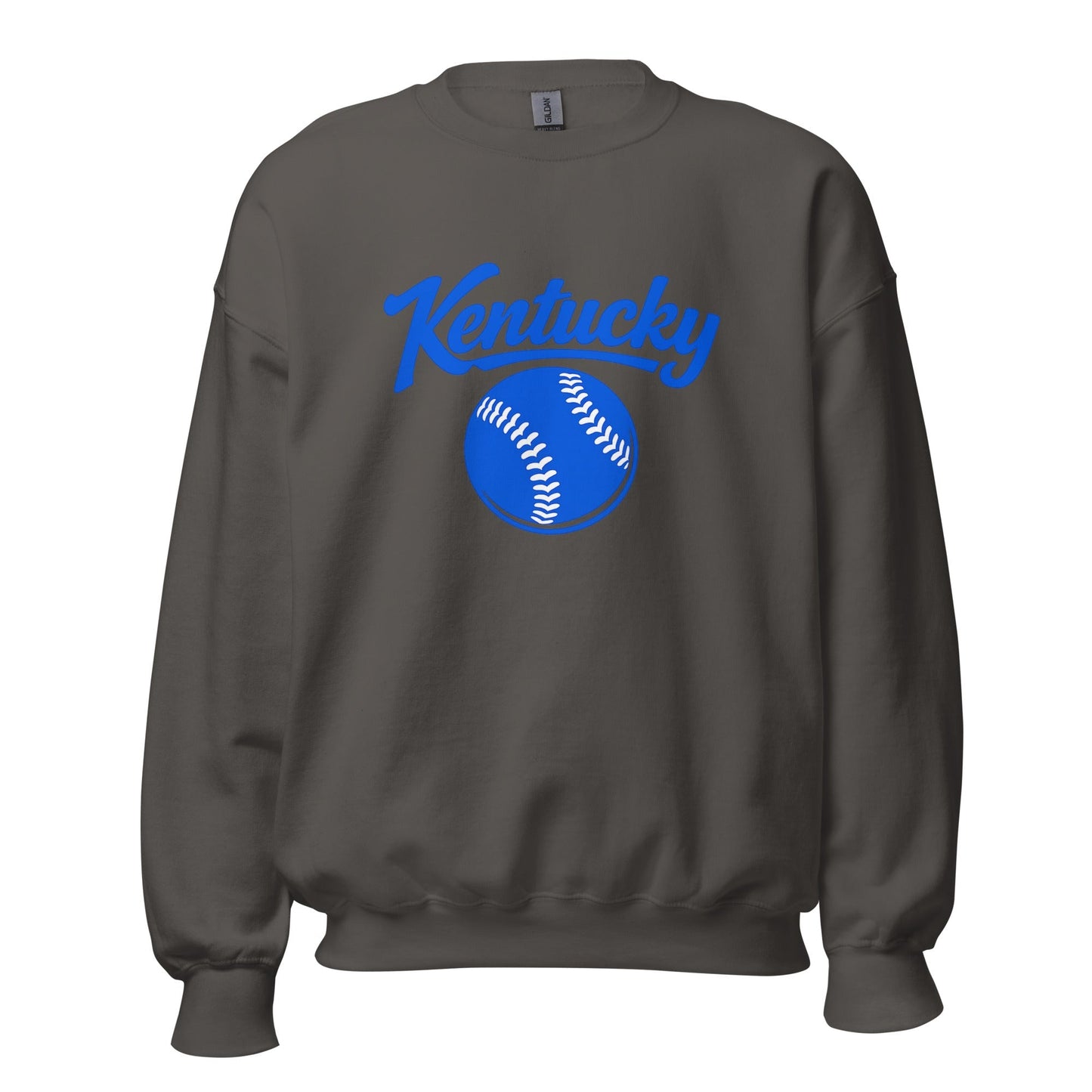 Blue Kentucky Script Softball Sweatshirt | Classic Crewneck