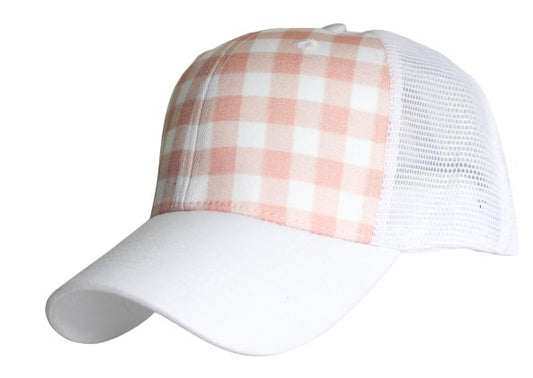 Blush Buffalo Trucker Hat