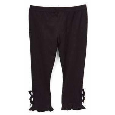 Maddie Button Ruffle Capri