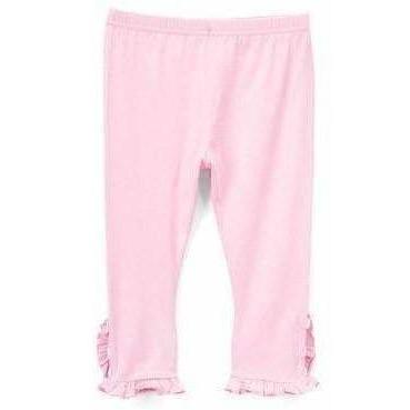 Maddie Button Ruffle Capri