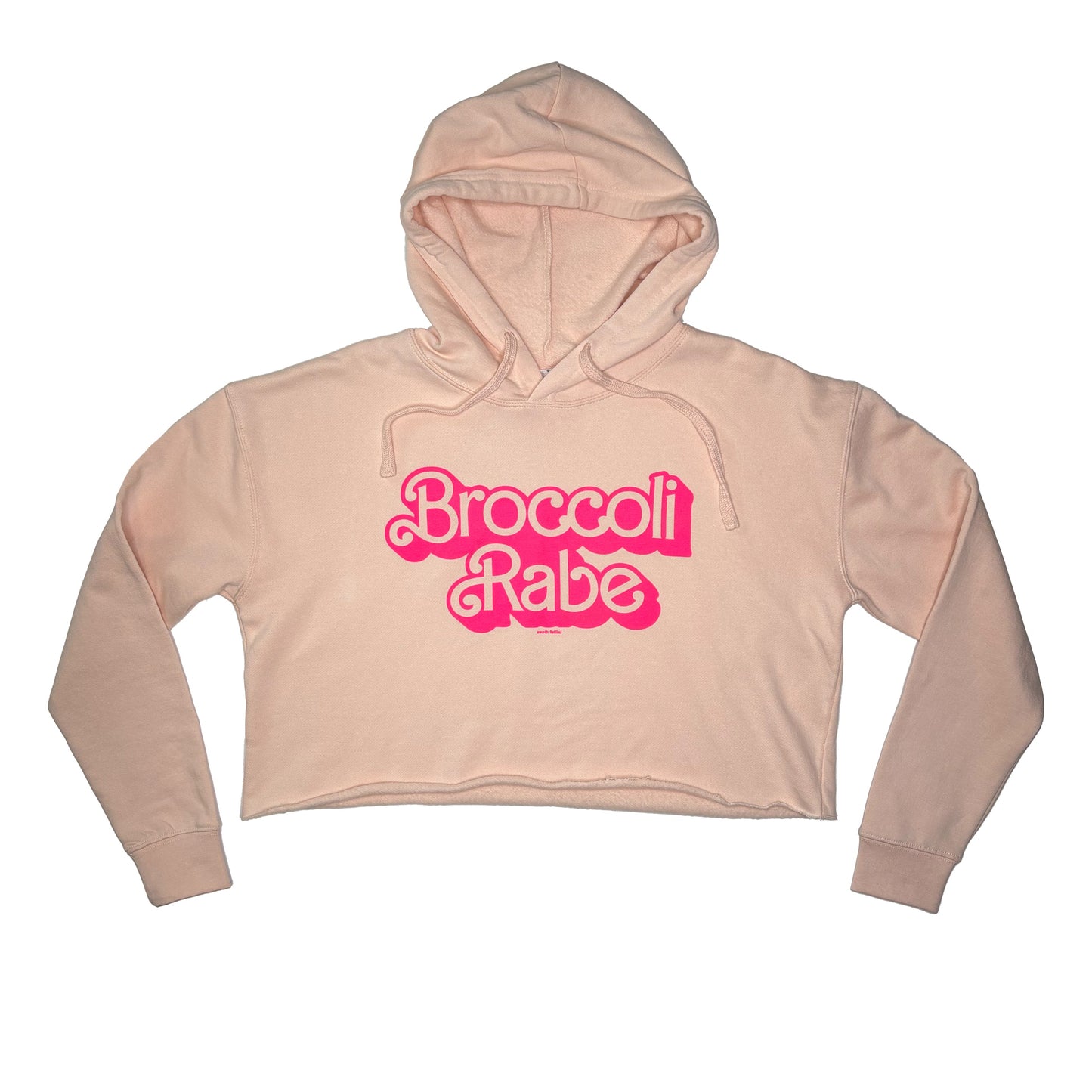 Broccoli Rabe Crop Top Hoodie
