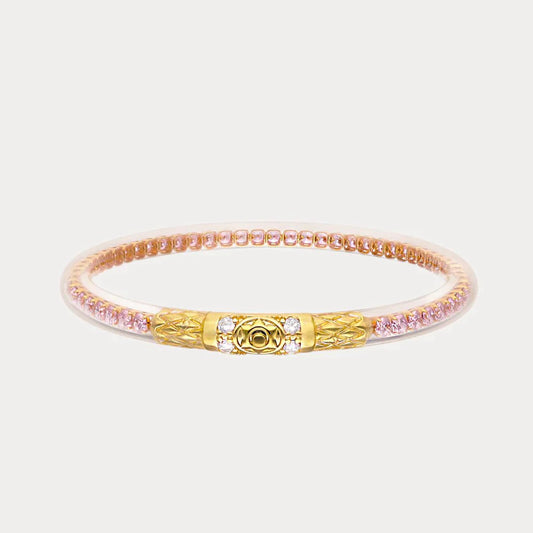 BudhaGirl Queen All Weather Bangle® (AWB®) - Pink Petal
