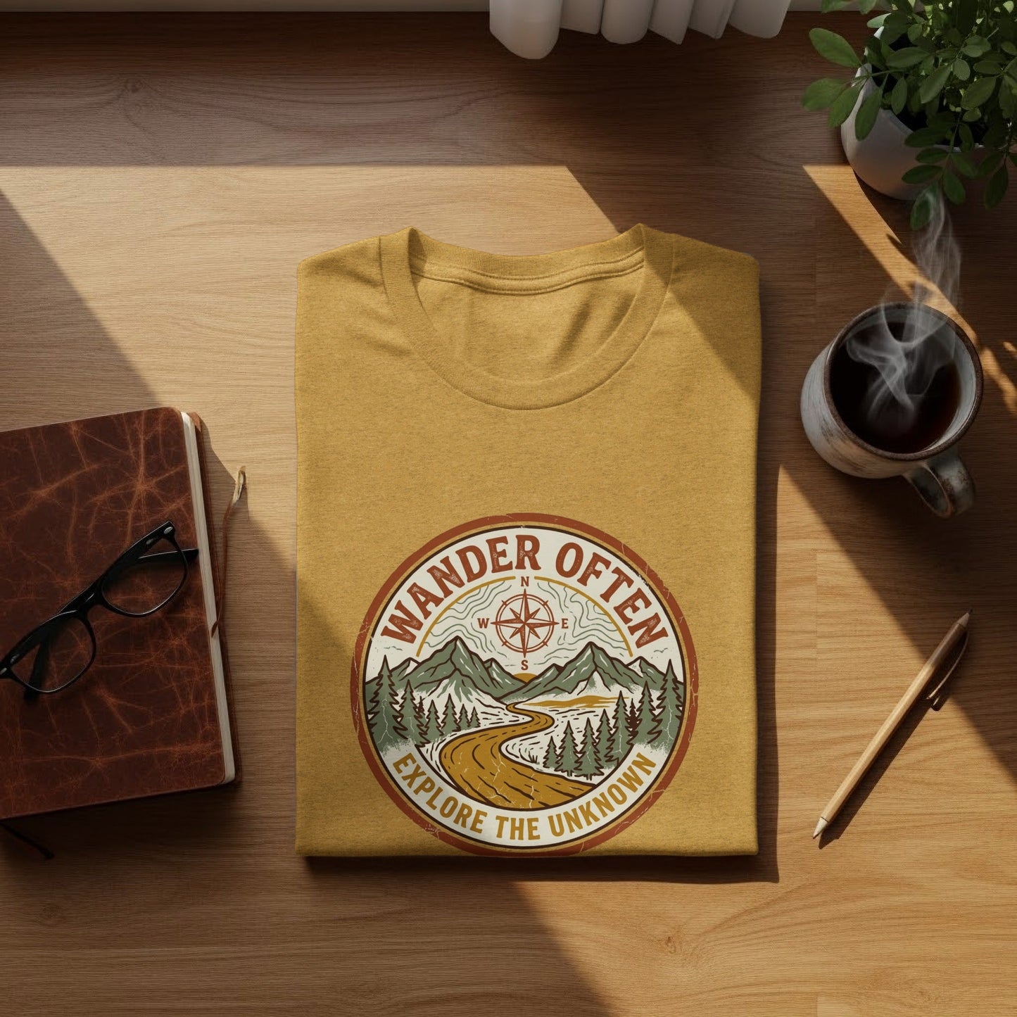 The Original Wander Often Vintage Explorer Adventure Top