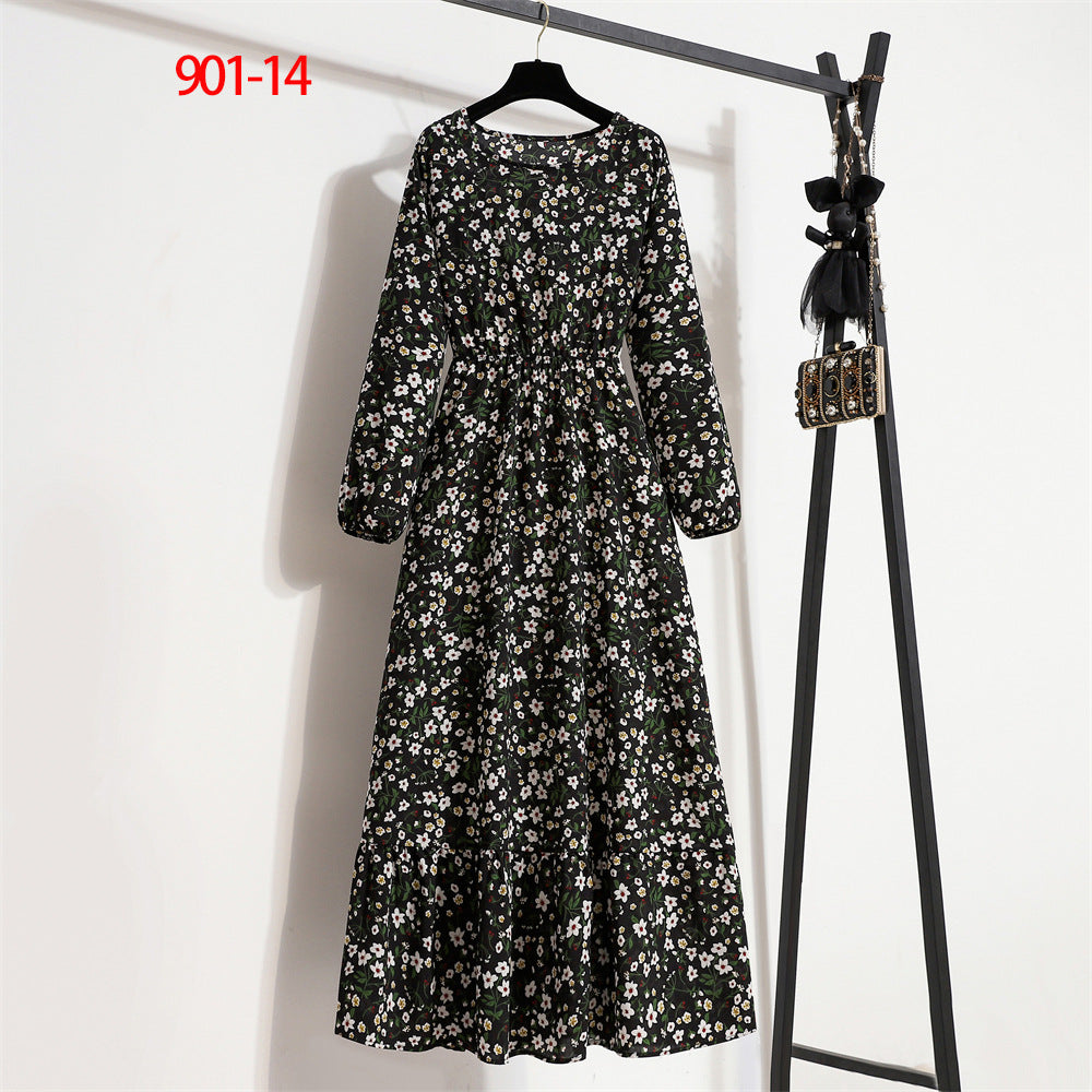 Women's Figure-flattering Floral A-line Skirt