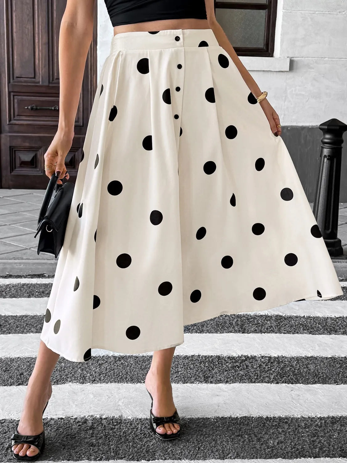 Polka Dot Skirt See size chart under “more details”