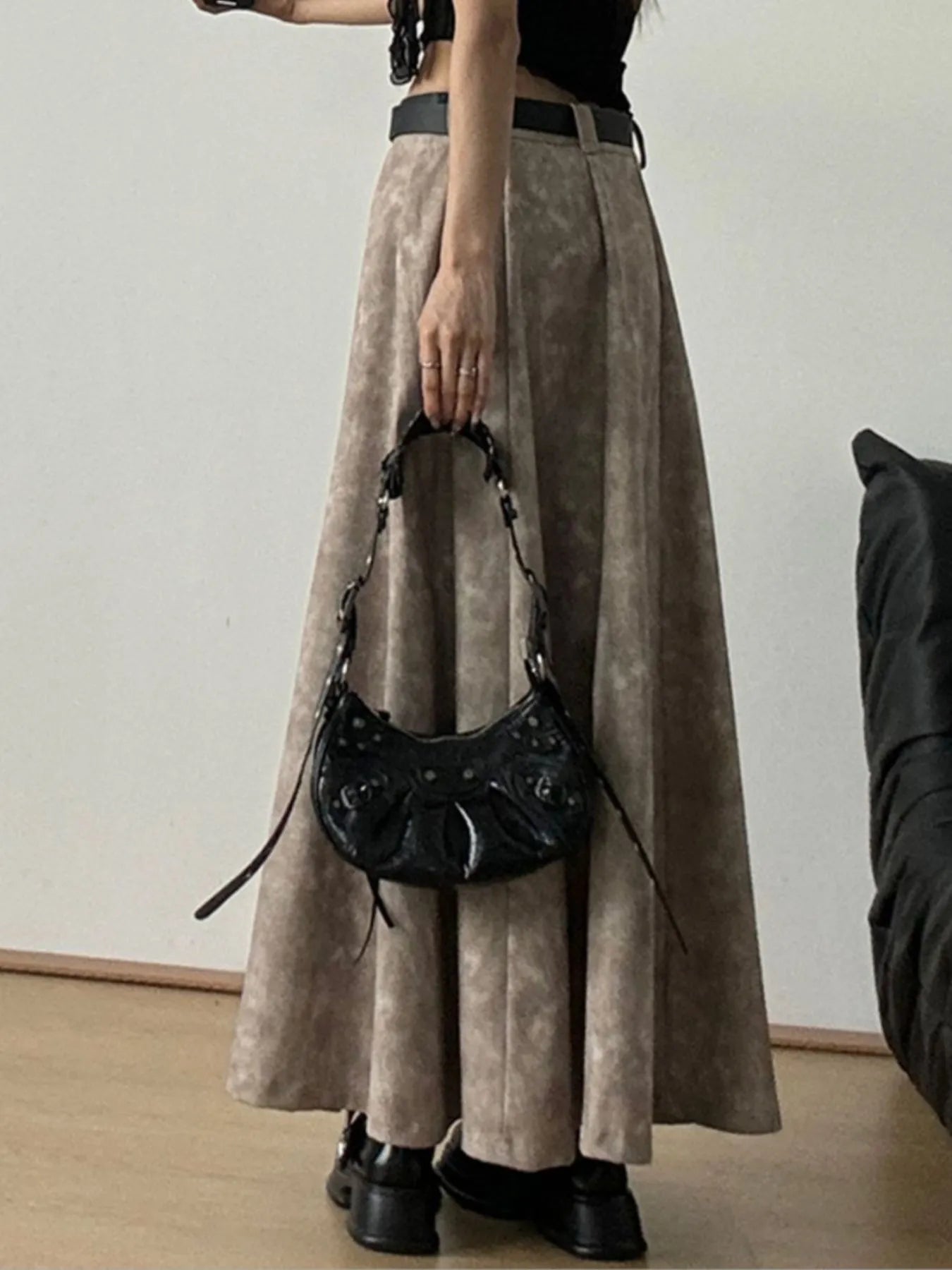 A-Line Maxi Skirt See size chart under “more details”