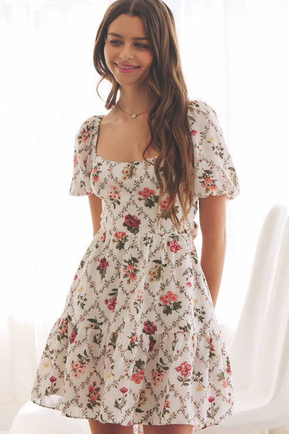 Whimsical Tie-Back Dress