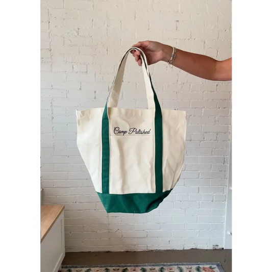 Camp Polished Boat Tote: FREE with $100 Purchase