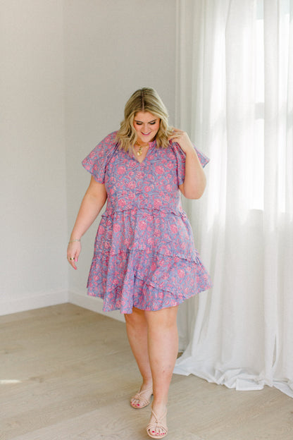 The Kathleen Dress in Orchid Rose - Final Sale