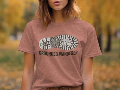 Grounded Wanderer Boot Print - Vintage Outdoor Apparel