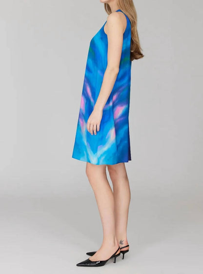 Mountainscape Short Trapeze Dress