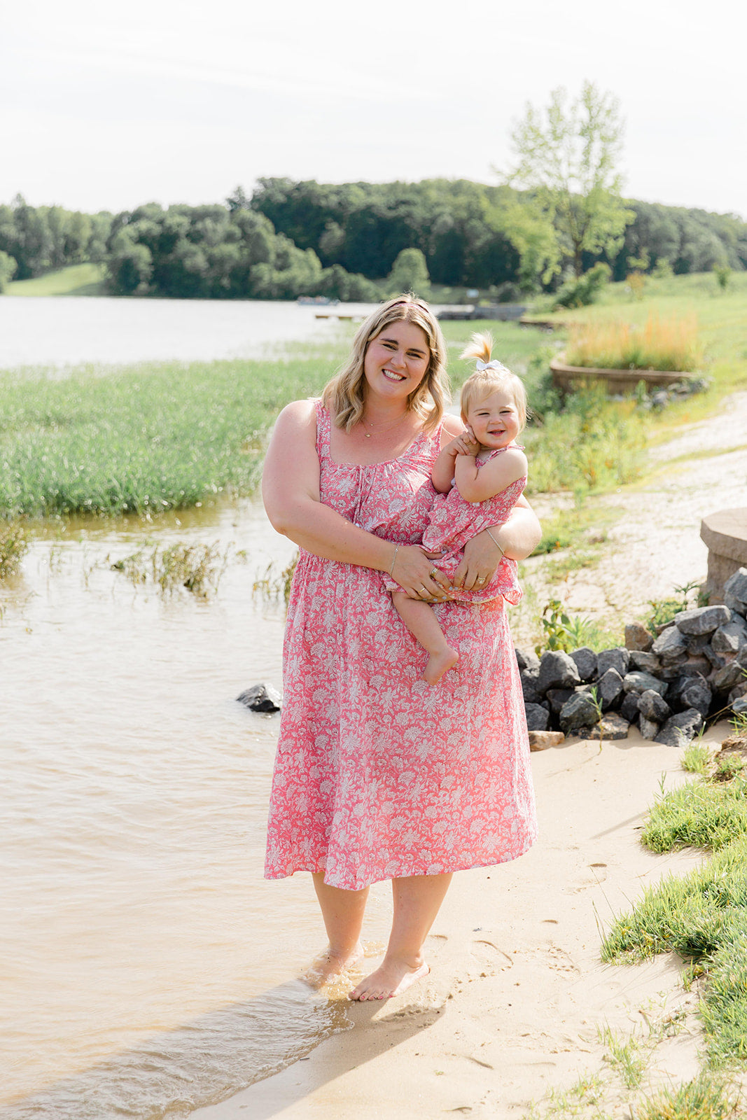 The Kiley Tank Dress in Watermelon Sorbet