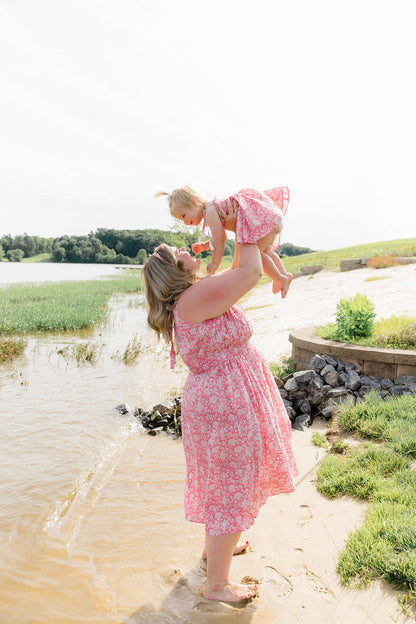 The Kiley Tank Dress in Watermelon Sorbet