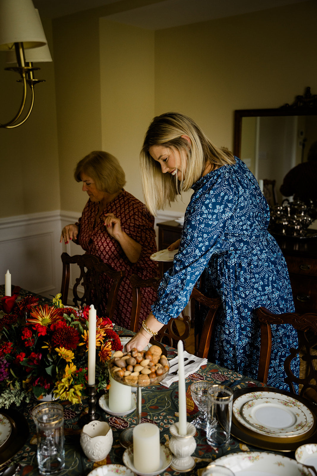 The Savana Midi Dress in Winter Blossom
