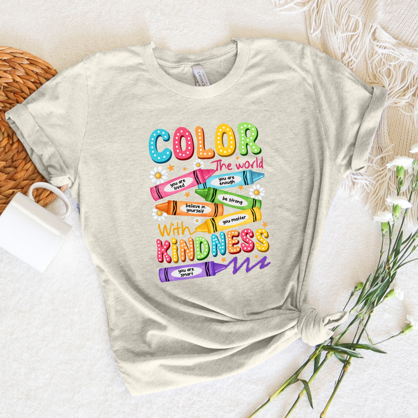 Color the World With Kindness Tee