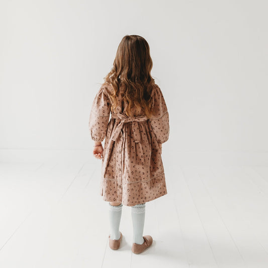 Cord Crush Animal Print Dress | Lavender & Onion Corduroy