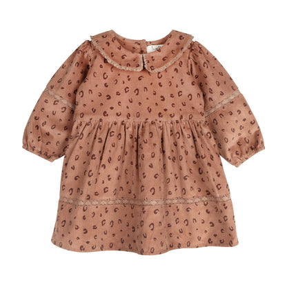Cord Crush Animal Print Dress | Lavender & Onion Corduroy