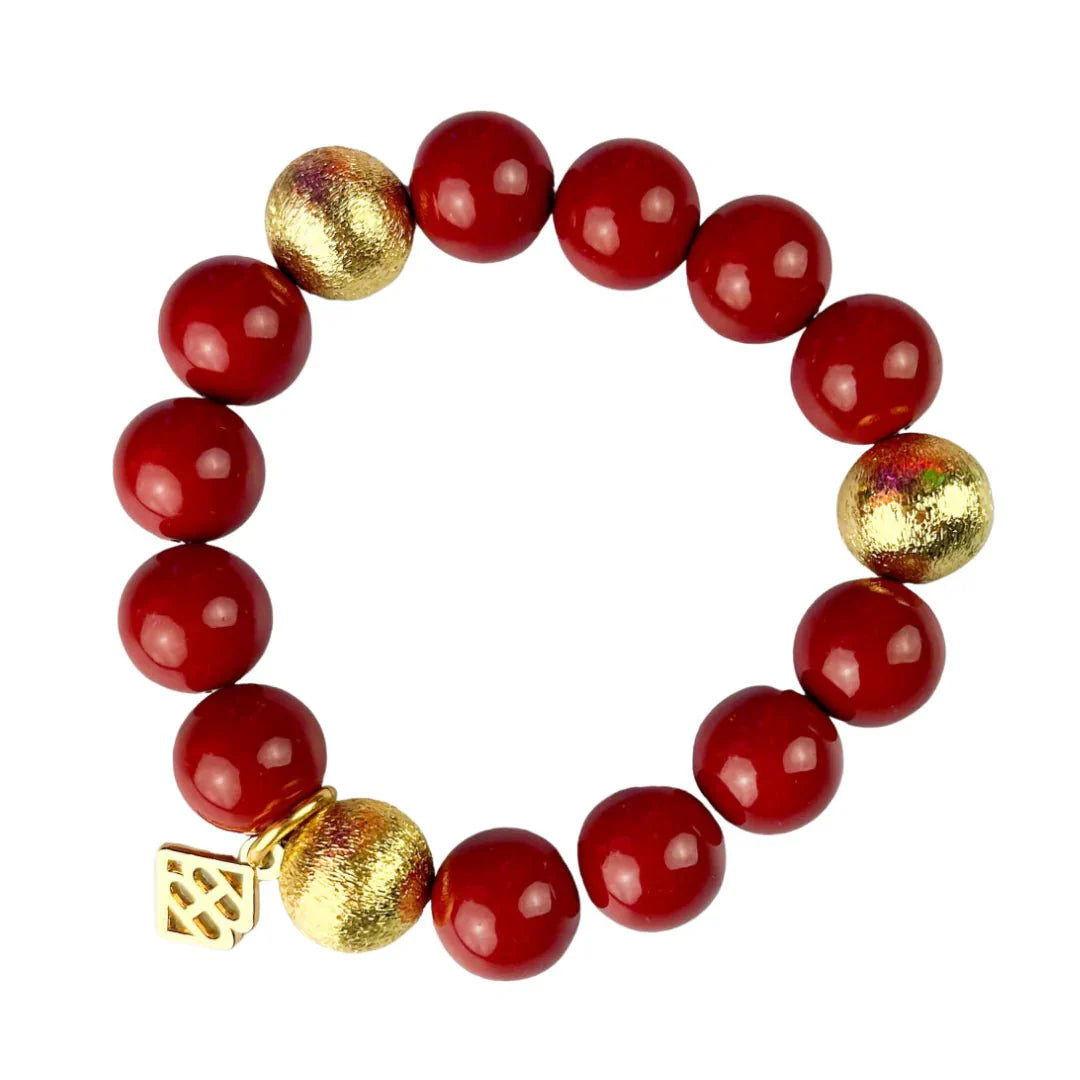 BRIANNA CANNON - 
Crimson Beaded Brianna Bracelet
