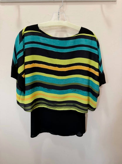 Women's Aruba Kiwi Stripe Layered Blouse