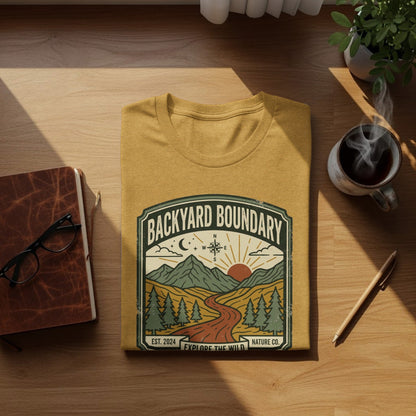 Rugged Backyard Boundary: Explore The Wild Wilderness Shirt