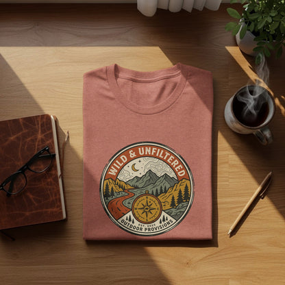 Rugged Wild & Unfiltered Explorer Wilderness Shirt
