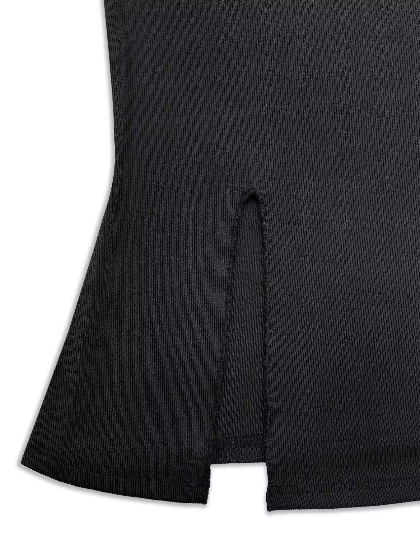 Plus Size Slit Round Neck Cami See size chart under “more details”