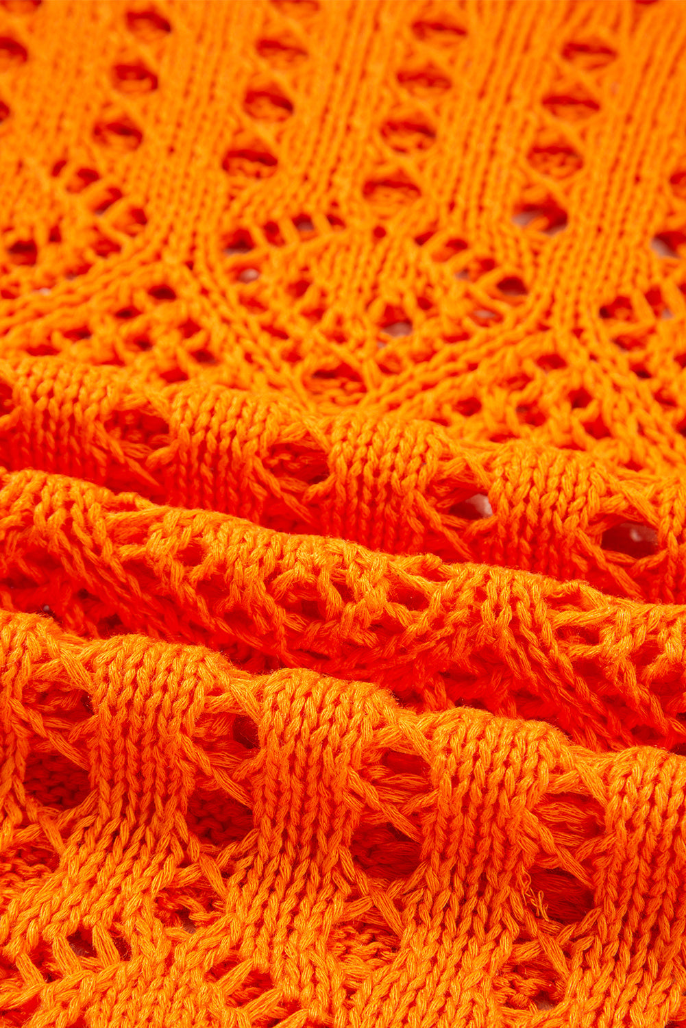 Emerson Crochet Scallop Edge Sweater