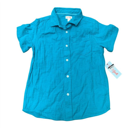 2 Short Sleeve 100% Cotton Button Up Shirt