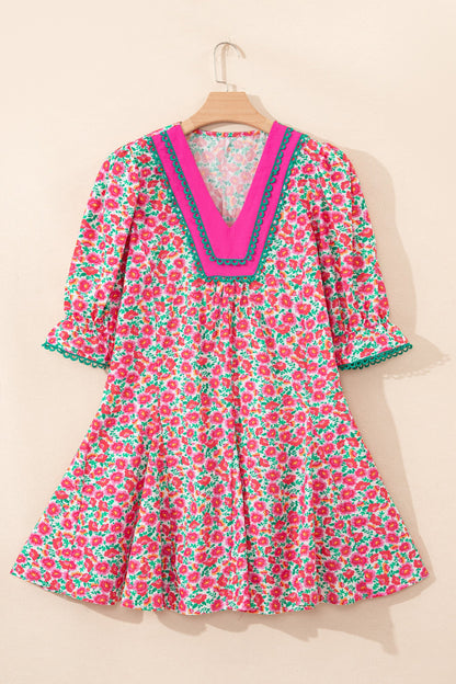 Annika Bubble Sleeve Mini Dress
