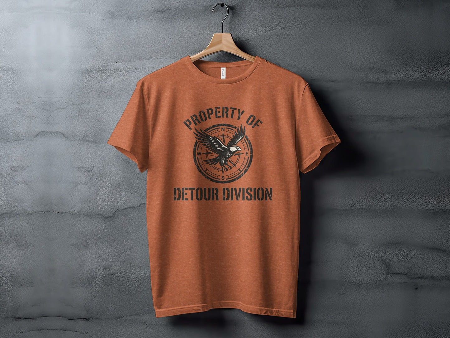 Rugged Detour Division Compass Eagle Tee Wilderness Shirt