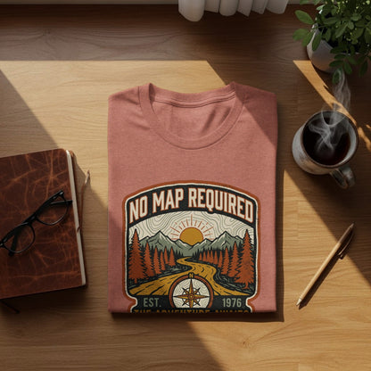 Heritage No Map Required: The Adventure Awaits Nomad Tee