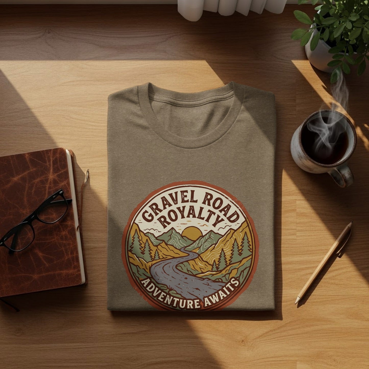 Gravel Road Royalty Vintage Adventure Tee: Backcountry Outpost Shirt